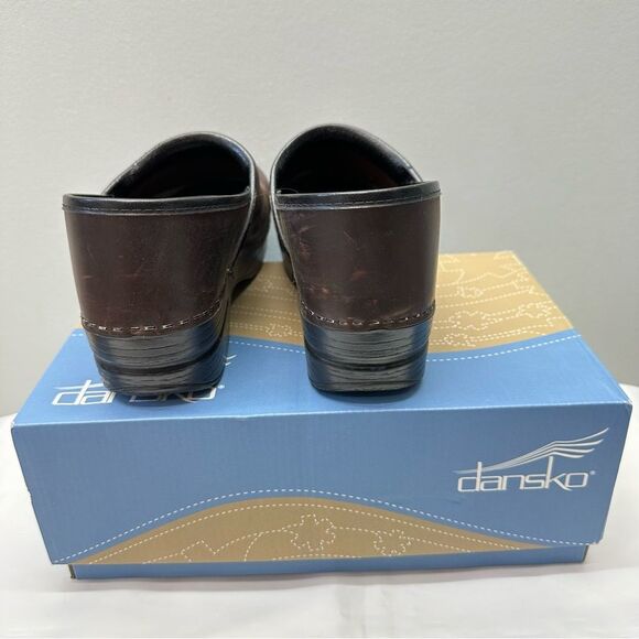 Dansko XP 2.0 oiled dark brown leather professional clog shoes. women's 41 10.5 - Picture 4 of 7